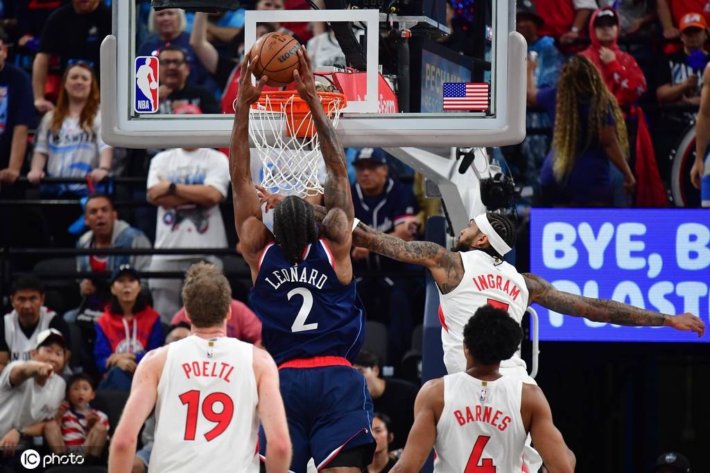 伦纳德27+6+2加兰24+4+6 英格拉姆18+6+4快船击败猛龙