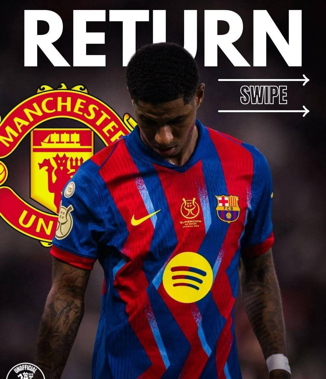 拉什福德与巴萨交易博弈持续，曼联坚持3000万买断条款不让步